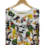Looney Tunes  Sweatshirt Bugs Bunny Daffy Duck Tweety Bird Marvin Size Medium Photo 1