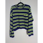 American Vintage  WOMEN'S JUMPER RAXOW PURPLE/YELLOW M/L Photo 1