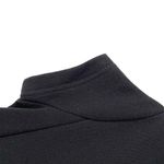 Adidas Vintage 90s RARE  Black Zipper Mini Dress Yellow stripe size small Photo 5