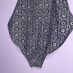 Nip Tuck Nautical Foil Joanne One Piece Swimsuit Women Size 6 Ruched Lined Boho Blue Photo 6