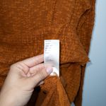 Free People We The Free Copper Orange Ocean Air Hacci Sweater Size Medium Photo 5