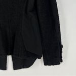 Elm Design Black Boucle Baby Alpaca Wool Sophisticated Blazer Stand Up Collar Size undefined Photo 10
