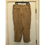 J Jill Wide Leg Crop Cargo Pants Size 14‎ NWT Tan Photo 1