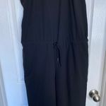 Kyodan OUTDOOR Women’s Black Stretch Woven Jumpsuit Pants Small Pockets Photo 4