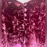Rails NWT-  Revolve New Purple Red Velvet Silk Slip Flare Mini Dress- Medium Photo 4