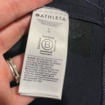 Athleta  Allure 1:4 Zip Navy Blue Dress 2024 Womens LARGE Long Sleeve Athleisure Photo 8