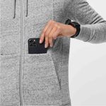 FIGS on shift full zip hoodie size XS essential heather gray hoodie nurse wear Photo 11