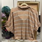 Splendid Size M Cowl Neck Short Dolman Sleeves Striped Top. Photo 1