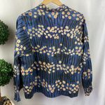 Nic+Zoe  Gray Print Button Down Blouse Top NEW PL Photo 1
