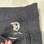 Diesel Y2K Vintage  Denim Flare Pants Side AnkleSlits Womens 28 Gray/Pink Accents Photo 3