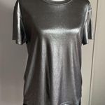 BB Dakota New by Steve Madden NEVER METAL FOR LESS Dressy Metallic T-Shirts Photo 5