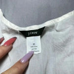 J.Crew White Sleeveless Tieredâ Cotton Shift Dress Cottagecore Cosplay Fairycore Photo 4