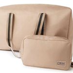 DSW  Exclusive 2 pc set Weekender and Belt Sling bags in taupe and black Photo 0