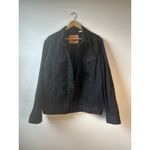 Men's Authentic Levi's Trucker Black Denim Button Jean Jacket Size Large Photo 1