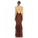 Lovers + Friends Livers and Friends Cleo Gown in Chocolate Brown, size XXS Photo 2