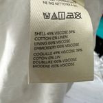 Free People Wildflower Embroidered Linen Blend Mini Dress Size Medium Photo 9