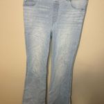 Spanx  Denim Pull-On Flare Leg Jeans Size 1x Retro Light Wash Blue Photo 0