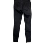 Madewell Tall 9" Mid-Rise Skinny Jeans Size 26 Black Sea Distressed 26T Photo 6
