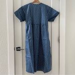 Nursing Dress Maternity Dress Breastfeeding Dress Duster Size M NWOT Blue Photo 2