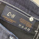 Citizens of Humanity Dark Wash Distressed Denim Jean Bermuda Shorts Size 25 Photo 2