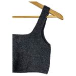 Everlane New Top Womens S The Cozy Stretch Tank Wool Yak Ribbed Cropped Gray Photo 11
