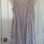 ALLSAINTS - Perri Metallic Nuk Pink Tulle Mini Dress Size US 10 New With Tags Photo 4