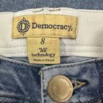 Democracy  Ab Technology Jeans Womens 8 Medium Wash Distressed Frayed Hem Casual Photo 4