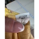 Vintage Sabby Anand Pashmina Wool & Silk Buttery Yellow Fringed Wrap Scarf Photo 5