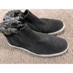Toms  Size 7 Bryce Slip On Women shoes Fur Lines Grey Suede Photo 1