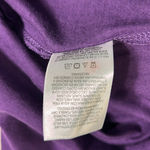 Eddie Bauer Purple V-Neck Women's Short Sleeve Top With High Low Hem Photo 5