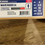 Mizuno NWT  Wave Rider 26 Women's Running Shoe Black Peach Pink Coral US 6 EUR 36 Photo 6