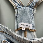We Wore What Denim Overalls in Light Blue Wash XS Photo 4