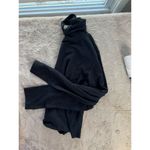 Anthropologie Women's Black Turtleneck Long Sleeve Blouse Size L Photo 6