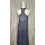 Athleta  Women's Sleeveless High Low‎ Maxi Dress Blue Size Medium Photo 2