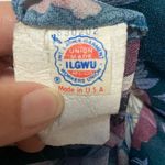 🇺🇸 ILGWU vintage ladies green floral‎ overshirt Size undefined Photo 4