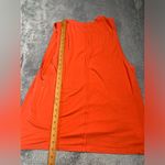 Lululemon  athletica Orange muscle tank Top Photo 10