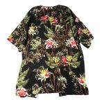 Ee:Some‎ Womens S/M Black Floral Kimono Cardigan Jacket Lightweight Polyester Size M Photo 7