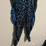 Beyond Yoga  Lux Droplets Print High Waisted Leggings Black Blue- Size Small Photo 3