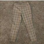 Forever 21 F21 essential grid pattern capris Sz 4 Photo 3