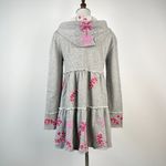 Johnny Was NWOT Cassia Floral Embroidered Full Zip Tiered Hoodie Sweatshirt XS Photo 5