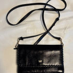 Michael Kors Michael Jet Set Charm Smartphone Crossbody Leather Black GUC Photo 0