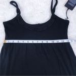 Chaser Black Ribbed Babydoll Maxi Dress Sleeveless Empire Waist Size Small New Photo 8