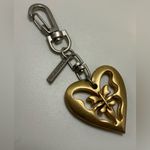 St. John A Rare HTF Vintage  Butterfly Heart In One Keychain Keyring Fob Photo 2