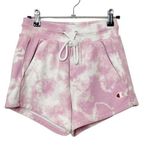 Champion UO Tie-Dye Shorts Women’s Size XS Pink Reverse Weave High Rise Photo 0