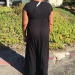 JCPenney Black Maxi Dress Size L Photo 4