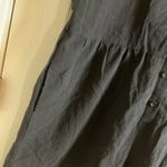 DEEP SELF Women's Short Sleeve Button Down Shorts Rompers V Neck size large Black Photo 5