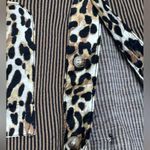 Multiples Leopard and Preppy Stripes 
BUTTON PLACKET SHIRT -  CLOTHING  Small Photo 5