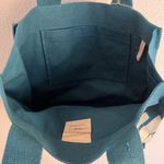 Barnes & Noble Canvas Tote Bag Teal 14" Shopper Book Bag Durable Reusable NEW Blue Photo 9