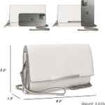 Small Clutch Purses for Women Summer Crossbody Bags and Straw Wristlet Handbags with Chain Strap Photo 5