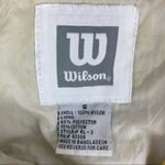 Wilson Women's Vintage Zip Up Athletic Sport Windbreaker Jacket S Black Photo 3
